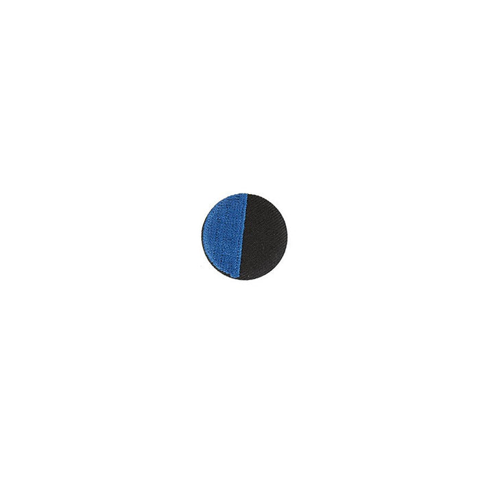 Rico Button Blue Black 25mm