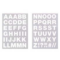 Rico Iron-On Letters A-Z White