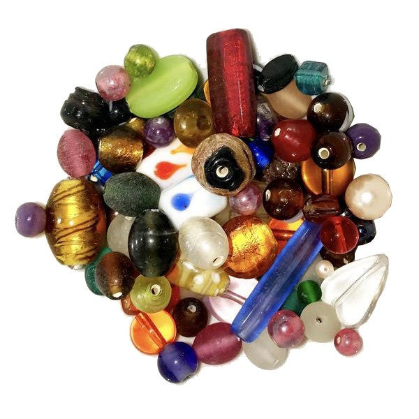 Mixed Glass Beads - 100g