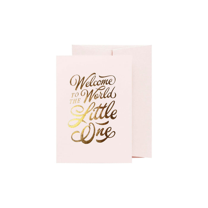 Welcome to the World Little One - Pink Card