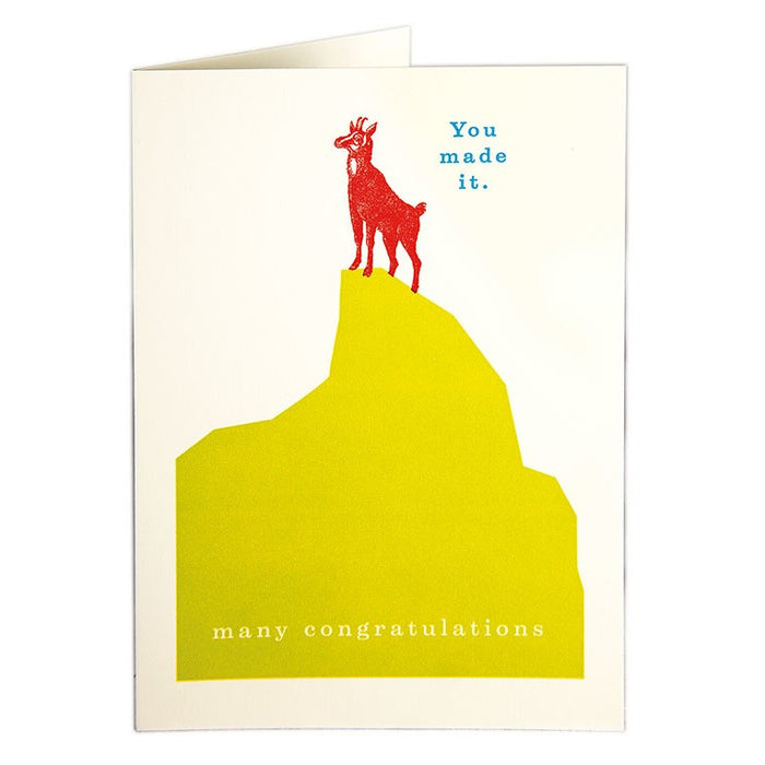 You Made It Card