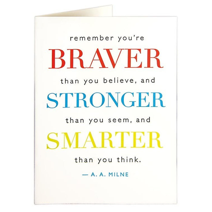 Braver Stronger Smarter Card