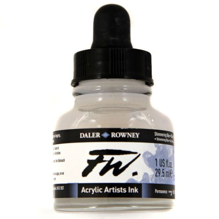 Daler Rowney Fw Ink 29.5ml Shimmering Blue