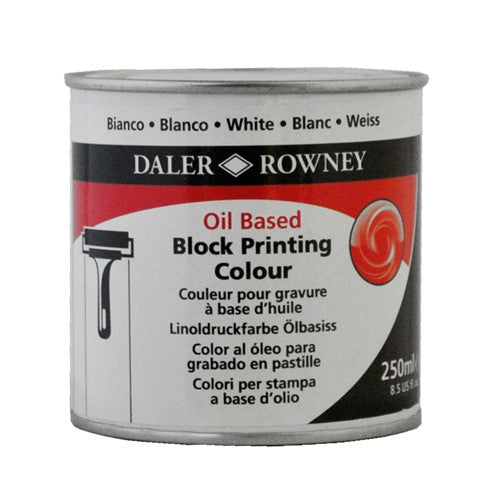 Daler Rowney Oil Based Block Printing Colour 250ml White