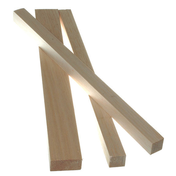 Balsa Wood Blocks - Shows pack contents