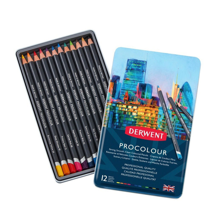 Derwent Procolour Tin of 12