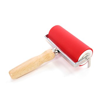 Abig - Ink Roller 120mm with Wooden Handle