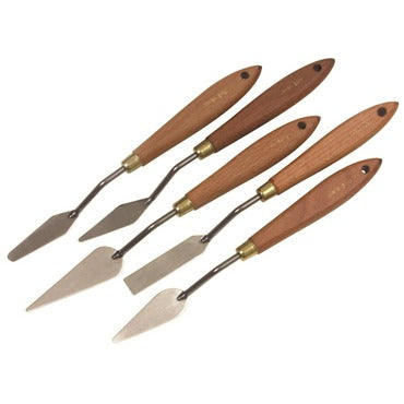 Jakar Steel Palette Knives - Set of 5