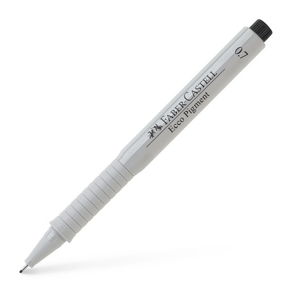 Ecco Pigment Fibre Tip Pen, 0.7mm, Black