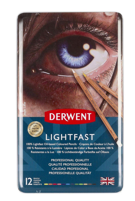 Derwent Lightfast 12 Tin