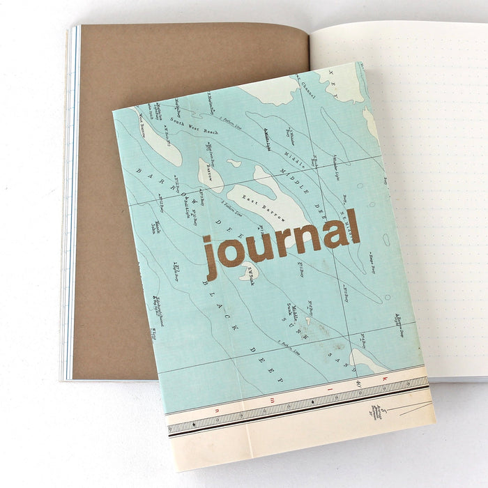 Sukie Linen Map Journal