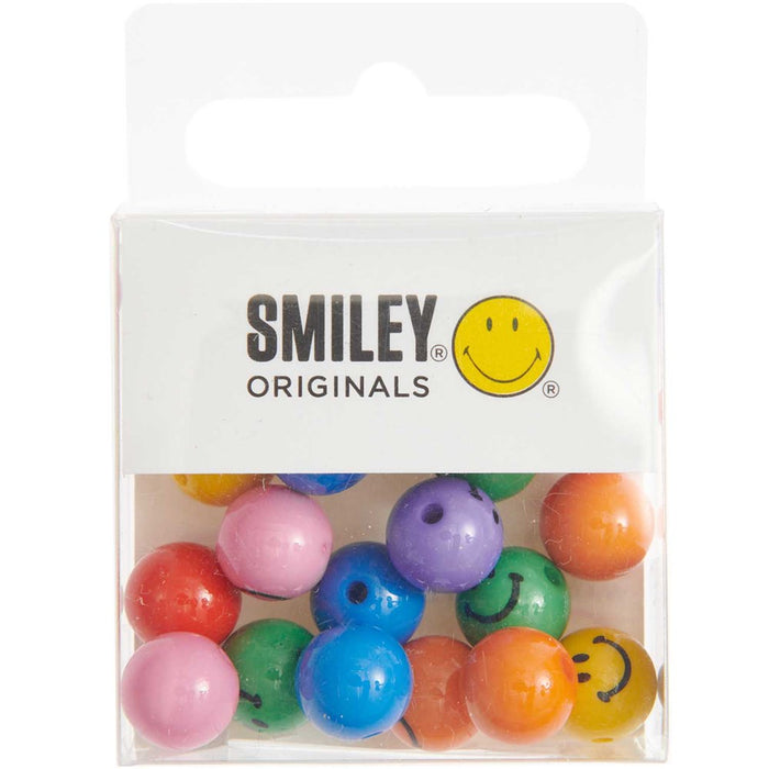 Smiley Beads Round Rainbow Classic