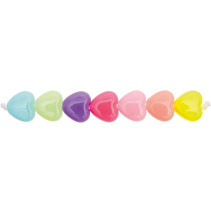Heart Beads Pastel Small