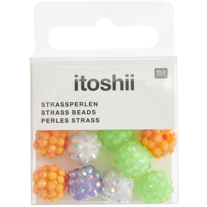 Strass Beads Neon Mix