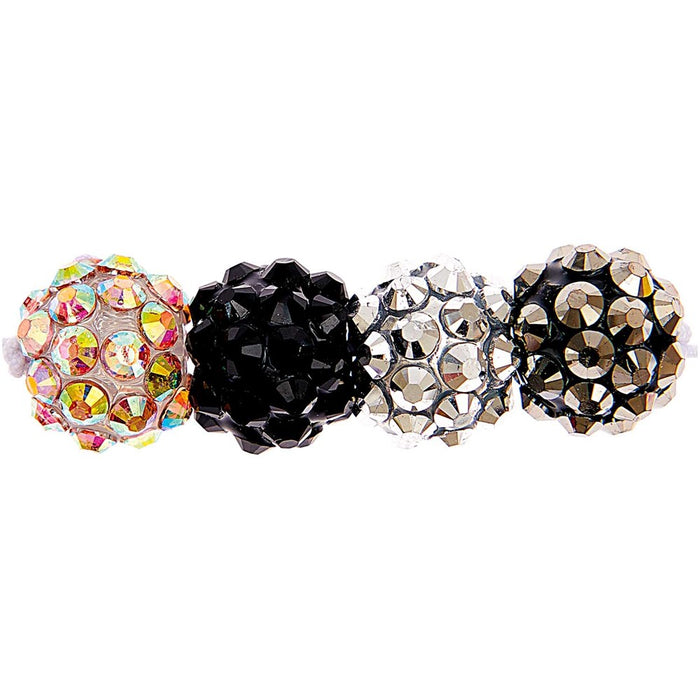 Strass Beads Black Mix