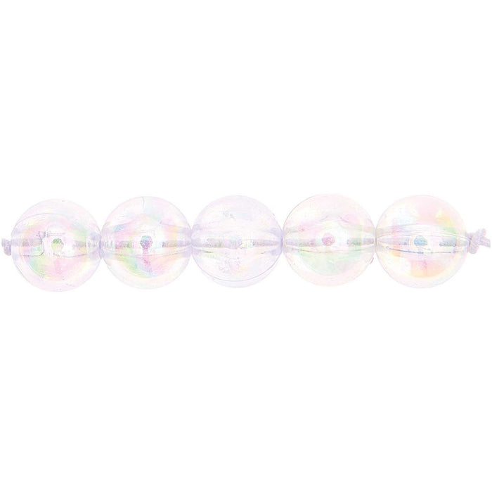Beads Round Iridescent