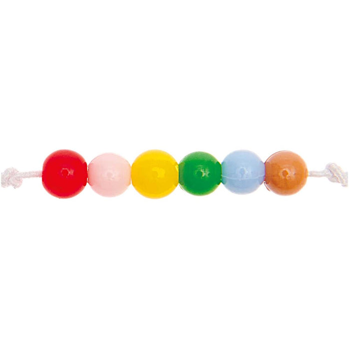 Plastic Beads Multicolour Mix