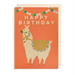 Happy Birthday Lama Greeting Card