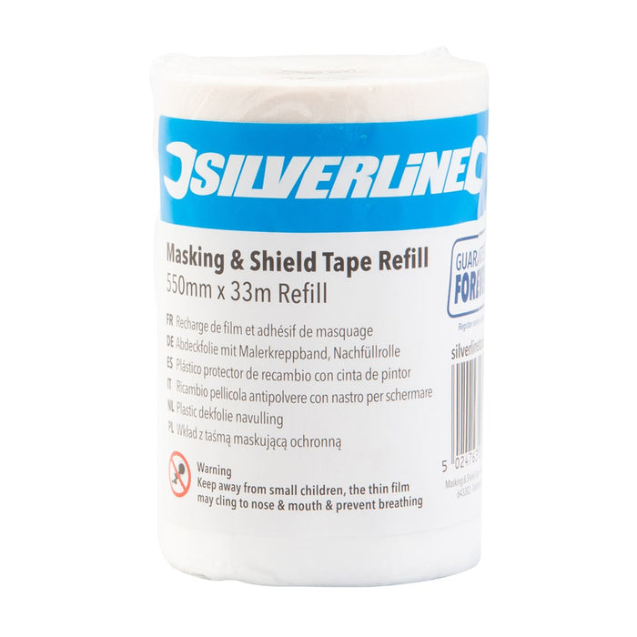 Silverline Masking & Shield Tape Refill 550mm x 33m Refill