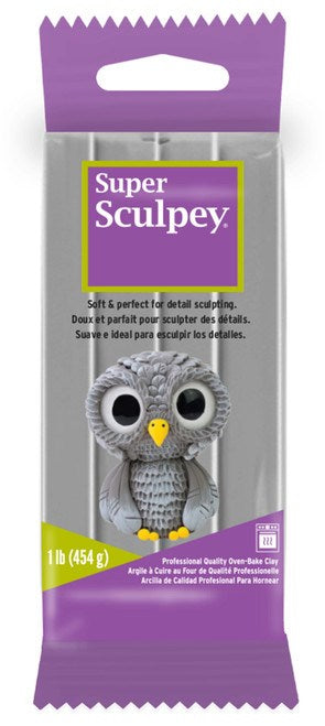 Super Sculpey Grey 1 lb 454 g