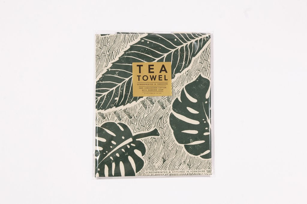 Leaf Tea Towel