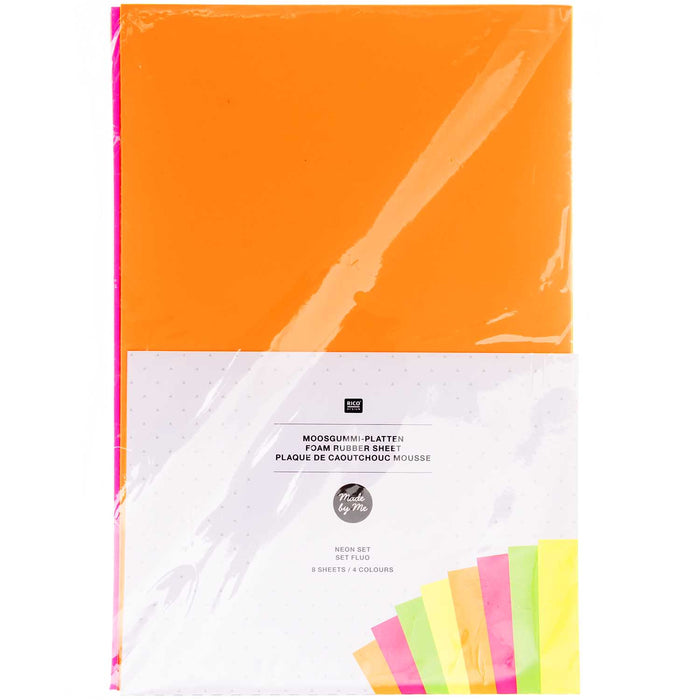 Neon Foam Rubber Sheets