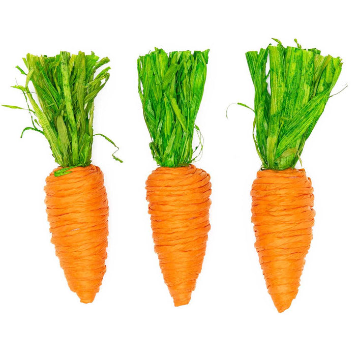 Paper Carrot Decorations Set of 3