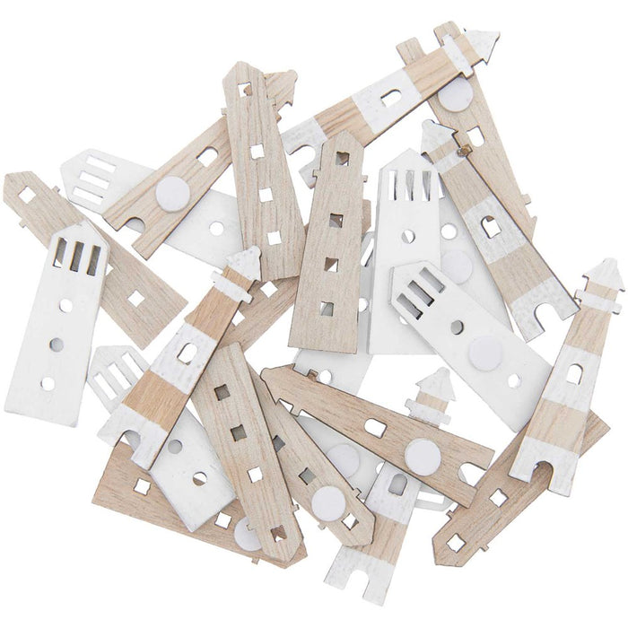 Rico Deco-sticker lighthouse 24 pcs
