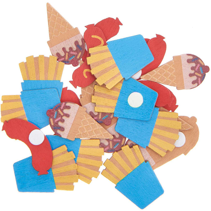 Rico Deco-sticker snack 24 pc