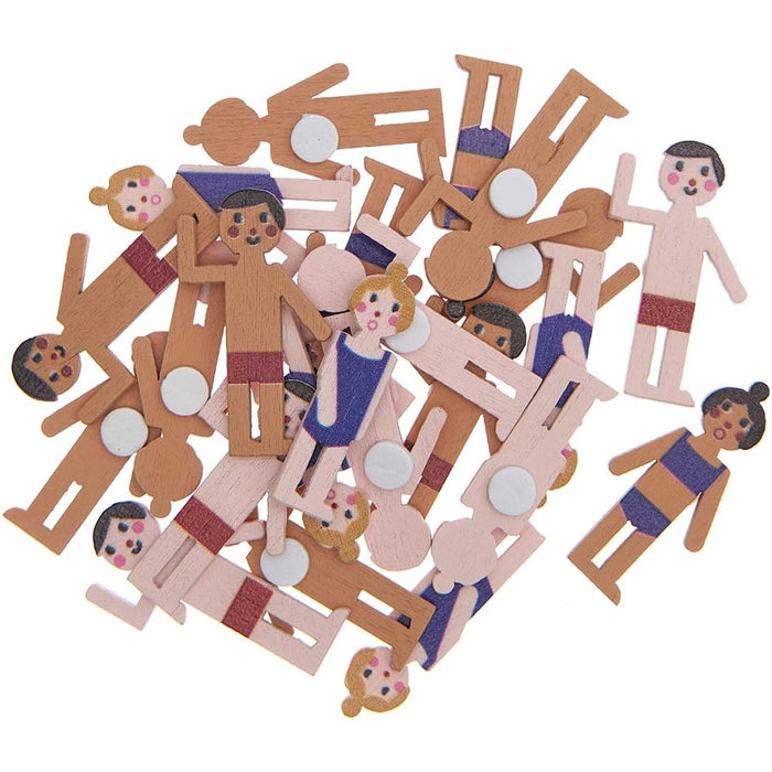 Rico Deco-sticker swimmers, 24 pcs