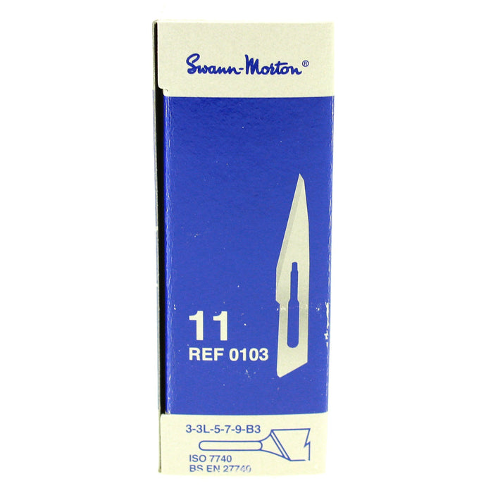 Swann Morton - No.11 Spare Blades Box of 100