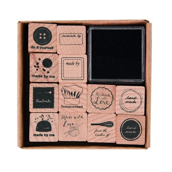Rico - Stamp Set Do It Yourself 12 Pcs. 20x20 mm