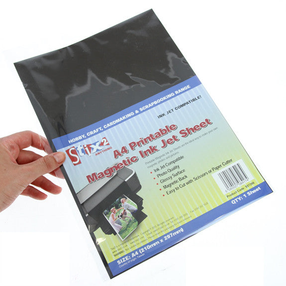 A4 Printable Magnetic Ink Jet Sheet - Pack Qty 1