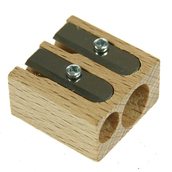 M+R Wooden Sharpener Double