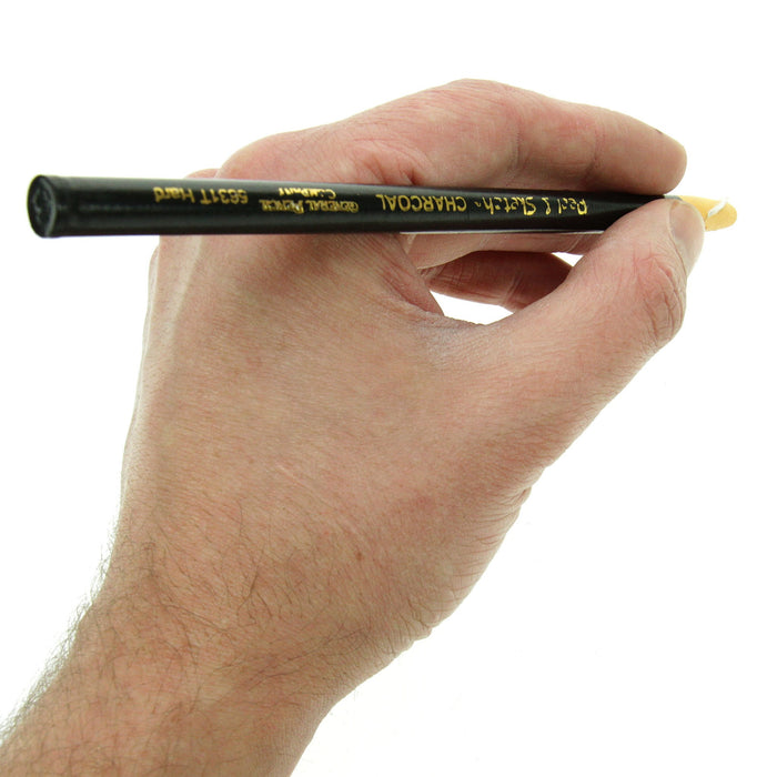 Generals Peel & Sketch Hard Charcoal Pencil