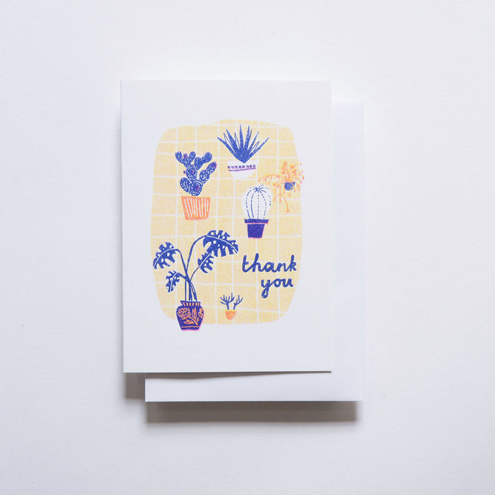 YOW: Riso Card - Thank You Plants