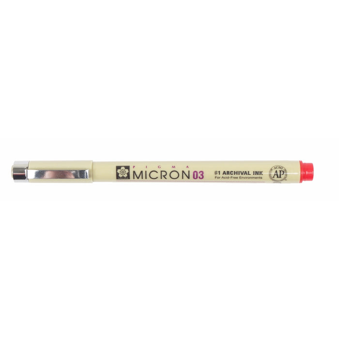 Pigma Micron 03 (0.35mm) Red