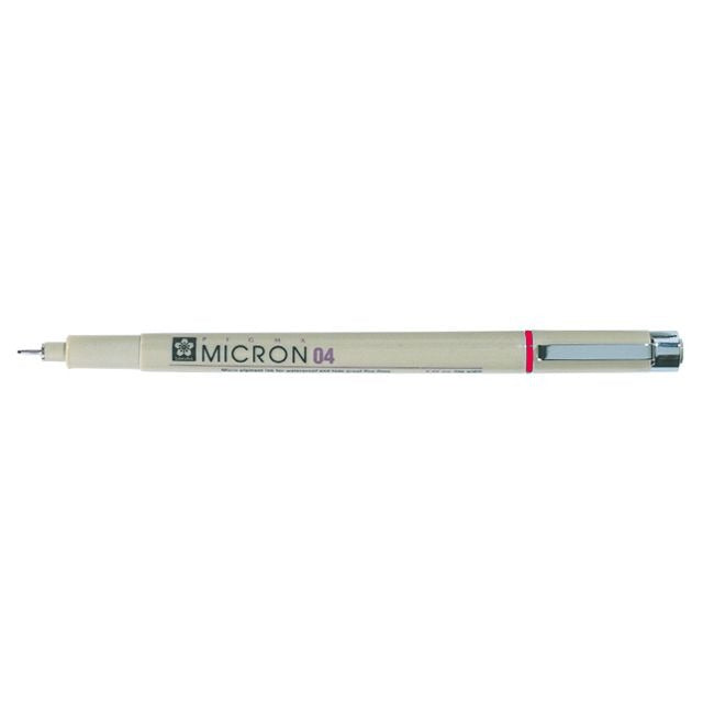 Pigma Micron 04 (0.4mm) Red