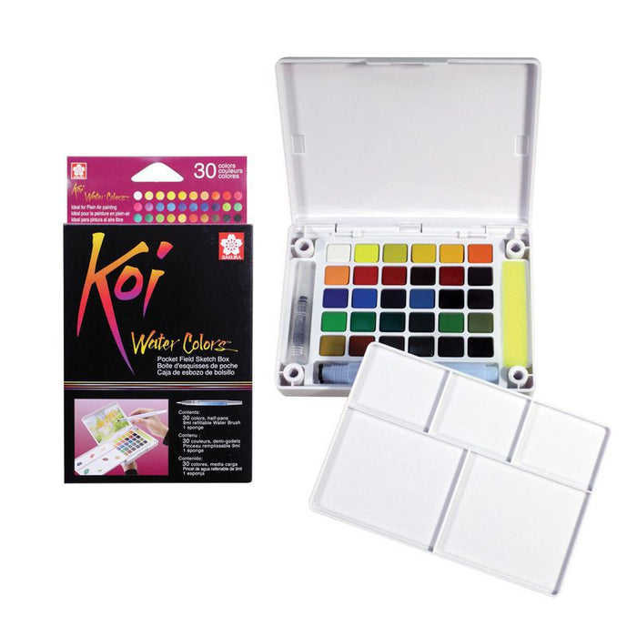 SAKURA Koi Watercolors Sketch Box 30 30