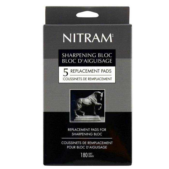 NITRAM - Sharpening Block replacement pads (pk of 5)