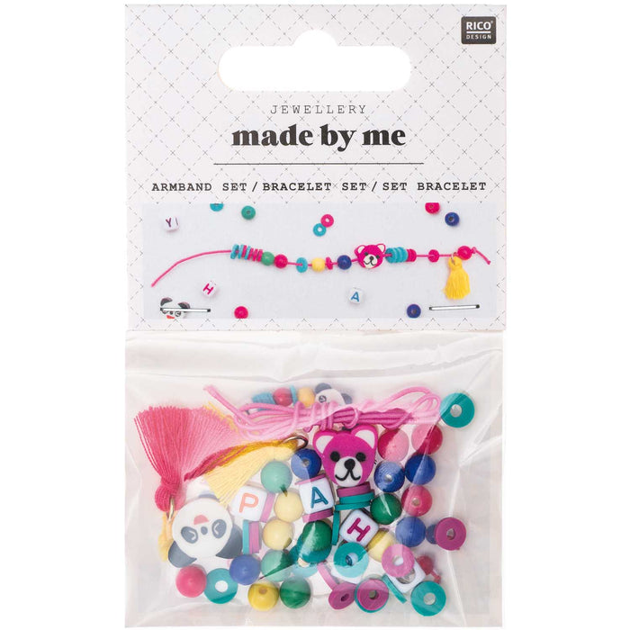 Rico Mini Bead Bracelet Set - Happy