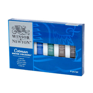 Cotman Water Colours 6x8ml Tube Set