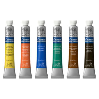 Cotman Water Colours 6x8ml Tube Set