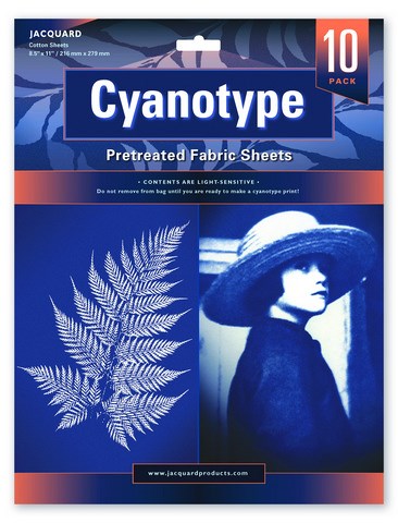 Cyanotype Pretreated Fabric Sheets 10Pk