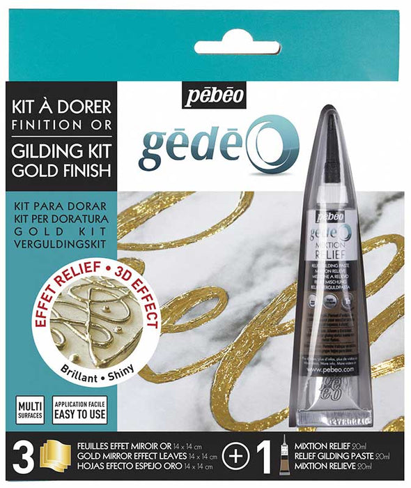 Pebeo Gilding Kit Gold Finish