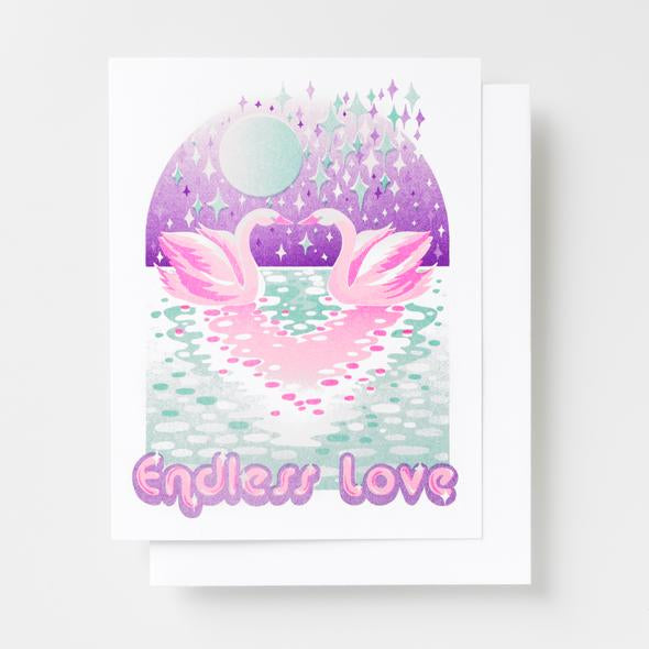 Yellow Owl Workshop Endless Love Riso Card