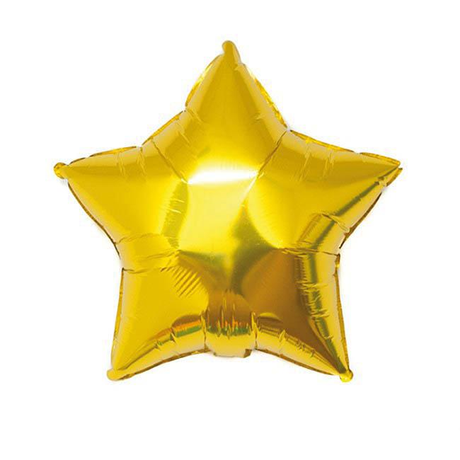 Rico Foil Balloon Star Gold