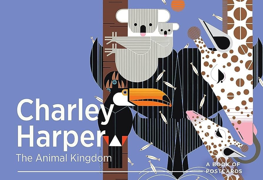 Charley Harper: Postcard Book - Animal Kingdom