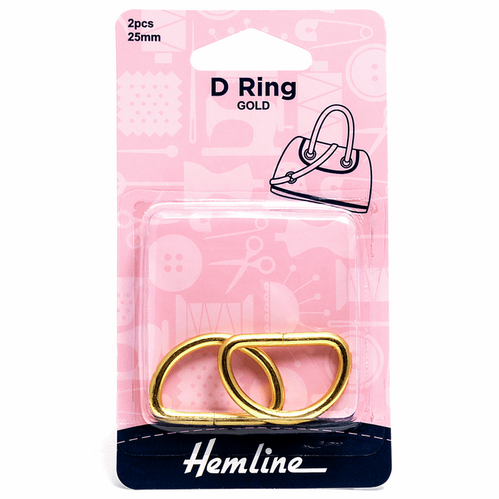 D Ring - Gold (2pcs)
