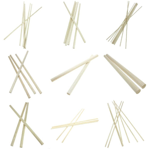 Hygloss Bastoncini Di Legno A Forma Di Stella Per Crafting – 6 Pezzi, 15,2 Cm, Naturali